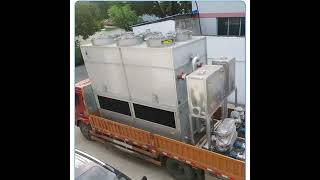 Closed countercurrent cooling tower with intermediate frequency furnace test box [upl. by Hiamerej]