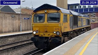 Trains at Gravesend 25092024 [upl. by Mallis]