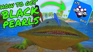 How To Get TONS OF BLACK PEARLS on Ark Survival Ascended on THE ISLAND [upl. by Helse]