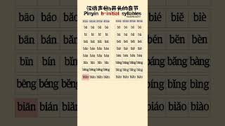 Table of all Pinyin syllables 汉语拼音音节全表 [upl. by Mechelle]