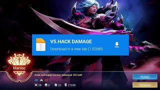 SCRIT HACK DAMAGE NO EXPIRE MOBILE LEGENDS 2024 NEW UPDATE [upl. by Pierrette]