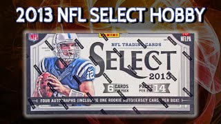 FOOTBALL IS BACK  2013 Panini Select NFL Hobby Box Review [upl. by Ynttirb]