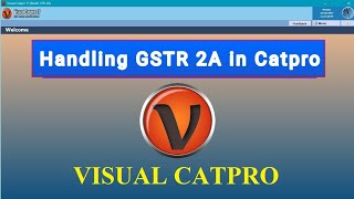 Handling GSTR 2A in Catpro [upl. by Ttenaej394]