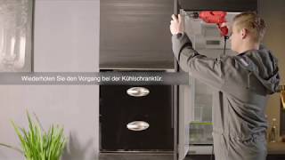 Midea KGI 51 Einbau KühlGefrierkombination Einbau KühlGefriergerät Installationsanleitung [upl. by Harahs811]