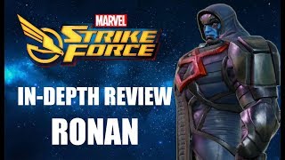 Ronan InDepth Review v20  Marvel Strike Force [upl. by Fabri]