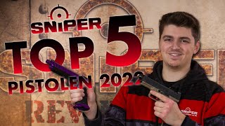 Top 5 Airsoft Pistolen 2022  Unsere Highlights GIVEAWAY AUSLOSUNG [upl. by Padraic]