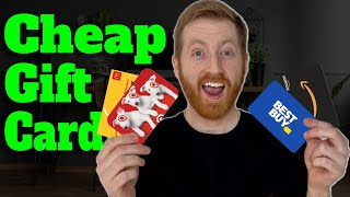 How to Buy Discounted Gift Cards Top 5 Websites [upl. by Anelehs]