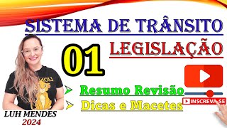 LEGISLAÇÃO SISTEMA DE TRÂNSITO Resumo Revisão detran dicas ctb cfc cnh revisao dicas macetes [upl. by Jonathan]