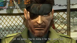 PlayStation 3 emulator benchmark 2060 RTX I7 8750h Metal Gear solid HD [upl. by Ahtenek]