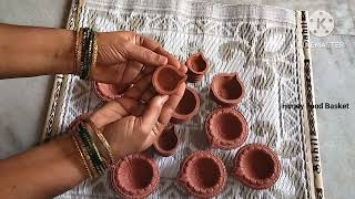 how to use diyas 🪔 🪔 best tips for Diyas Diyas decoration ideashome made decoration ideas for diya [upl. by Yanahs]