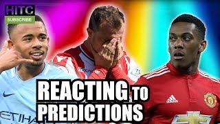 REACTING TO 1718 PREMIER LEAGUE PREDICTIONS [upl. by Nerita]