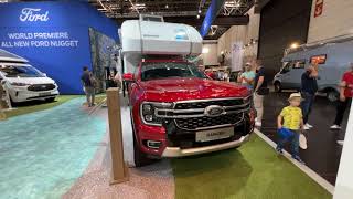 2024 Ford Ranger Platinum with Tischer Trail 230S Interior And Exterior Caravan Salon 2023 [upl. by Kucik]