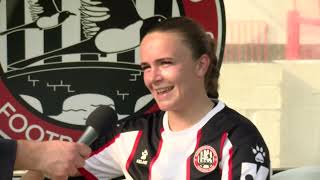 Maidenhead Utd Women 21 Bournemouth Sports Women  Katie Akerman Interview  1st September 2024 [upl. by Scarlett]