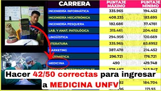 PUNTAJES MÁXIMOS y MÍNIMOS UNFV 2023  COSTOS y NUEVO REGLAMENTO ADMISIÓN UNFV [upl. by Mcloughlin]