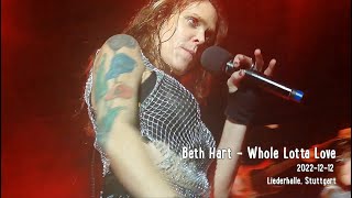 BETH HART  Whole Lotta Love Led Zeppelin Tribute Liederhalle Stuttgart 20221212 [upl. by Florella178]