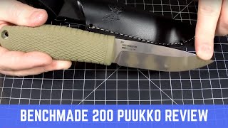 Benchmade 200 Puukko Knife Review [upl. by Ainolloppa]