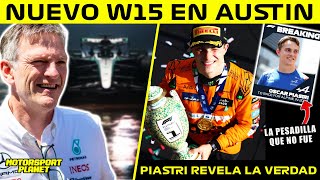 🔥MERCEDES y la SOLUCION a sus PROBLEMAS en AUSTIN ✅ PIASTRI REVELA 🤯 la VERDAD detrás de la NOVELA [upl. by Eidnas]