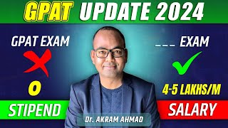 GPAT Scholarship Latest Update 2024  What Next After GPAT  Alternative options for GPAT exam [upl. by Ymerej]