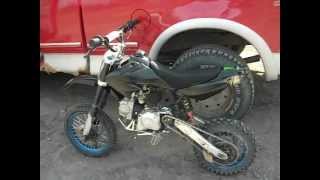 125cc DIRTBIKE FOR SALE and TRASH WARS [upl. by Naasah649]