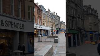 Stirling Port St town centre Scotland 3pm Mon 11 Mar 2024 [upl. by Etaner42]