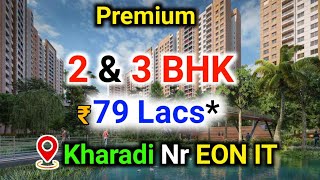 Premium 2amp3 Bhk Flats For Sale In Kharadi Pune  23Bhk Township Project 79Lac in kharadi Location [upl. by Aziul95]