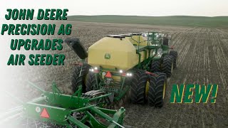 John Deere Precision Ag Upgrades Air Seeder [upl. by Acimehs539]