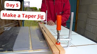 How to Make a Table Saw Taper Jig [upl. by Anibas]