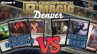 MTG Modern  Golgari Yawgmoth vs Rakdos Grief  Dreamhack Denver  Round 4 [upl. by Arraik]