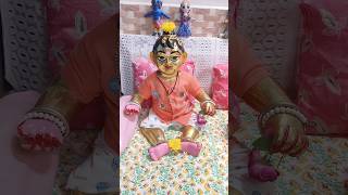 Golu Babu ka ekadashi darshan 😍 makhanchorgopinath [upl. by Pan]