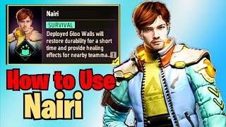 Free Fire Nairi Ability REVEALED  Nairi Character Ability After Update  Nairi Ability Test [upl. by Anigger]