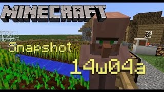 Minecraft 18 Snapshot 14w04a  Nowości redstone Zdolności NPC [upl. by Arley586]