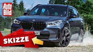 BMW X1 2022 Skizze  Neuvorstellung  SUV  Abmessungen  Info [upl. by Aljan]