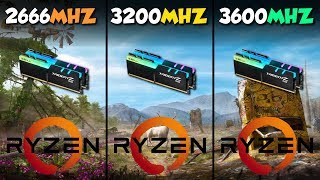 3600MHz vs 3200MHz vs 2666MHz Best RAM for Ryzen 3000 [upl. by Floria]