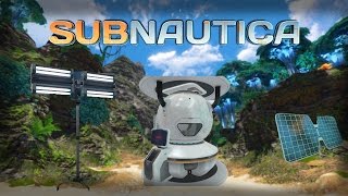 How to build the BioReactor Flood Light and Solar Panels  Subnautica Part 15 [upl. by Palestine]