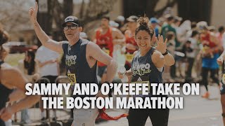 Sammy and OKeefe Take on the BOSTON MARATHON [upl. by Rosabella]