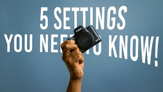 CANON M50 5 HIDDEN settings you NEED to know [upl. by Lenny391]