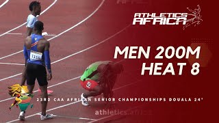 Mens 200m Heat 8  2024 African Athletics Senior Championships  Douala 24 [upl. by Cohen]