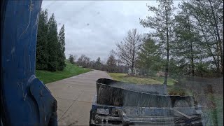 Garbage Truck GoPro Curotto Can POV Day In The Life Of A Swing Driver Ep 2 Rainy Friday Recycle [upl. by Dennet]