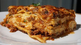 Easy Homemade Beef Lasagna with Cream Cheese Delicious [upl. by Mcbride]