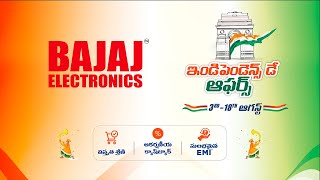 Bajaj Electronics  Independence Day Offers  Best Deals on Widest Range of Electronics [upl. by Izabel]