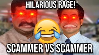 MAD Indian Scammer Says Hes My Dad HILARIOUS RAGE SCAMMER VS SCAMMER [upl. by Wenz]