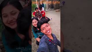 Bhai bhen ke sath reels viralvideo [upl. by Nylirak]