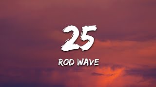 Rod Wave  25 Lyrics [upl. by Notgnirrac318]