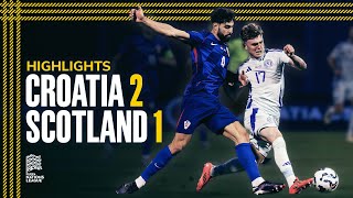 Croatia 21 Scotland  2024 UEFA Nations League Highlights [upl. by Zeni]