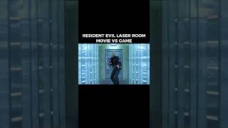 Resident Evil Laser Room Movie Vs Game ResidentEvil Residentvil4 [upl. by Heinrik]