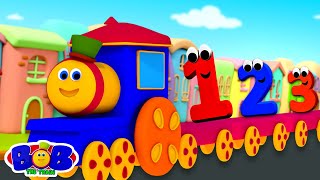 Bob o trem  Trem de Número  Pré escola aprendendo  Musica infantil portuguesa  Desenhos animado [upl. by Eibmab]