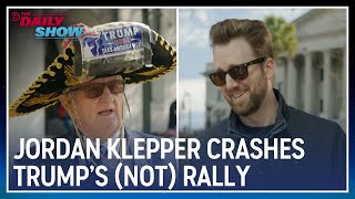 Jordan Klepper Crashes Trumps First 2024 Campaign quotRallyquot  The Daily Show [upl. by Intosh512]