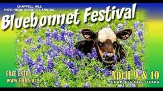 Bluebonnet Festival Info  Chappell Hill  April 9 and 10 2016 [upl. by Illom]