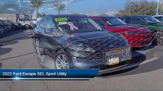 2022 Ford Escape SEL Sport Utility Sacramento Roseville Elk Grove Folsom Stockton [upl. by Blackington]