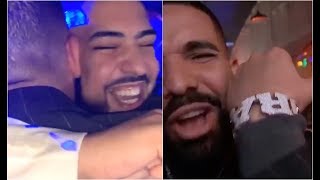 French Montana Gifts Drake A Diamond Bracelet For His Birthday [upl. by Retrop]